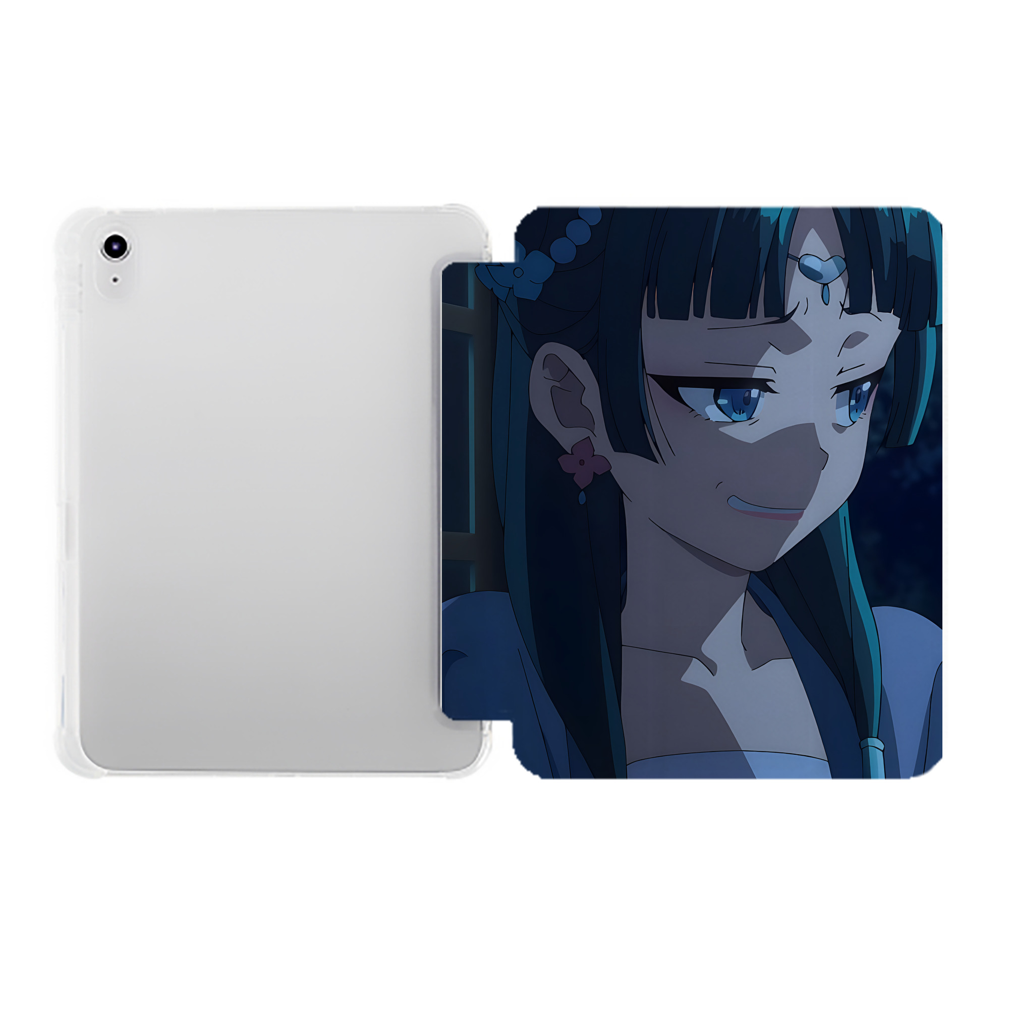 （画像用） 薬屋のひとりごと The Apothecary Diaries IPad ケース ペン収納付き 三つ折りスタンド PUレザー×シリコン 対応機種9.5/10.5/10.9インチ